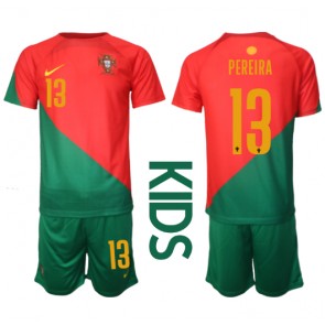 Portugal Danilo Pereira #13 Domaci Dres za Dječji SP 2022 Kratak Rukavima (+ kratke hlače)